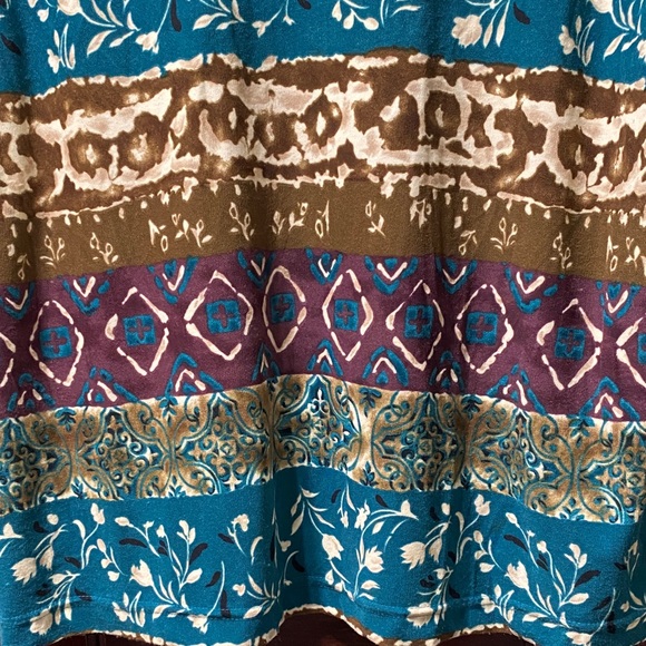 Sharon Anthony Multicolor Patterned size 3X Top - Picture 2 of 16
